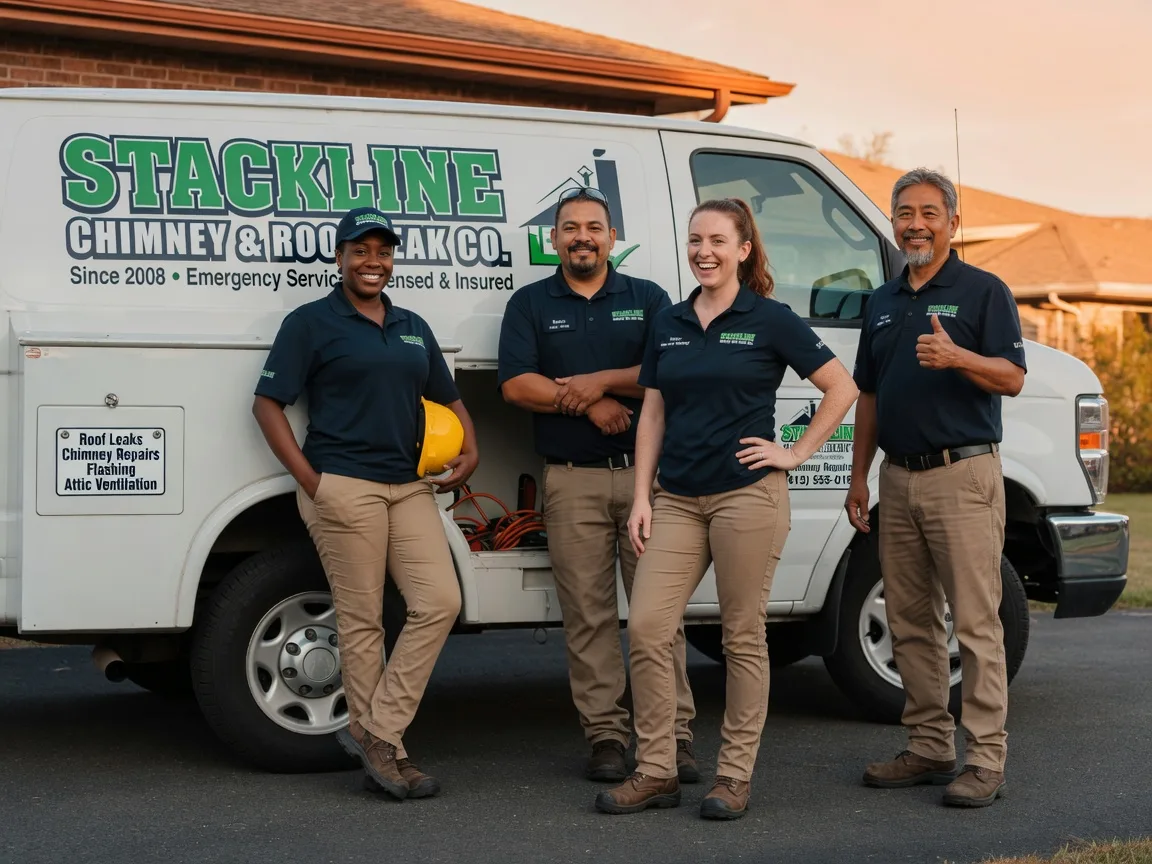 Chimney flashing repair company in Coinjock, NC